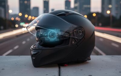 Financement participatif et Skully AR-1 : casque de moto à réalité augmentée distribué par Blue Oil France